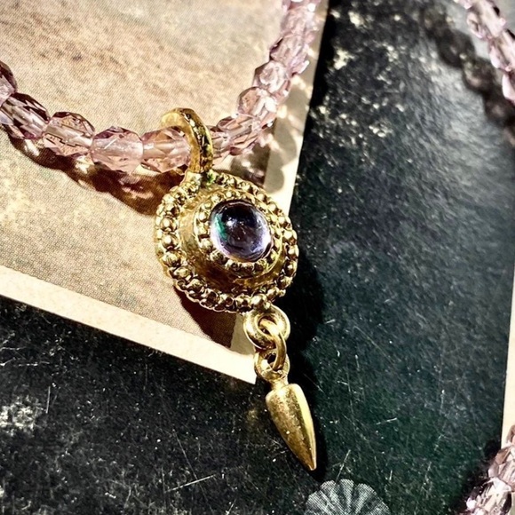 Vintage beaded statement necklace - Picture 12 of 12